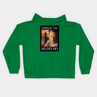 Die Hard Christmas Greetings Kids Hoodie